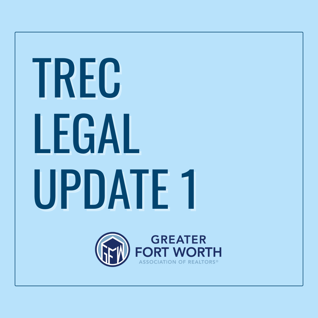 TREC Legal Update 1