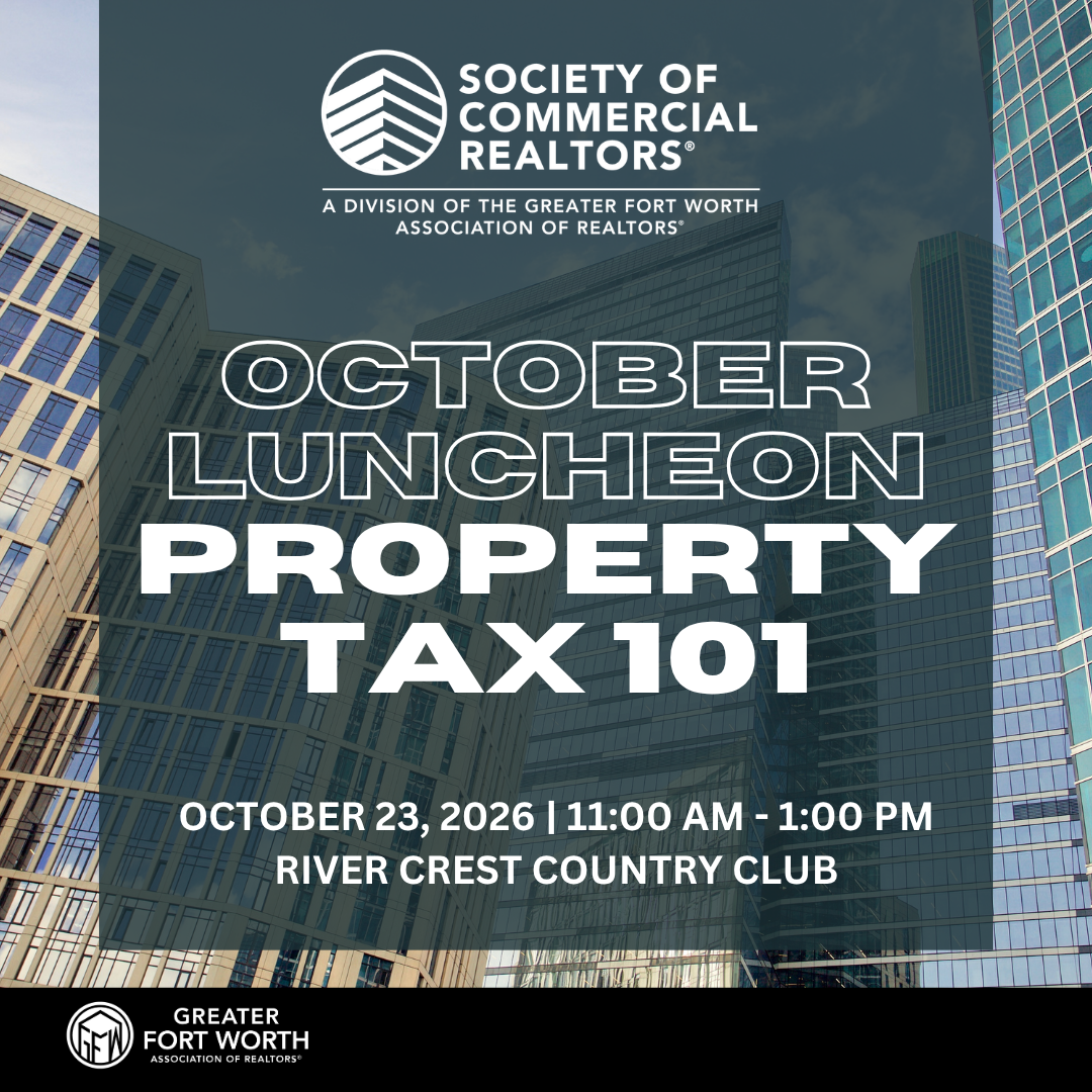 SCR October Luncheon: Property Tax 101